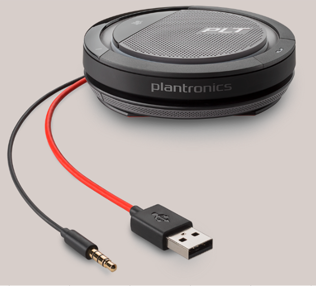 100x New Plantronics Calisto 5200 USB-A & 3.5mm Speakerphone | Conference & Call Ready